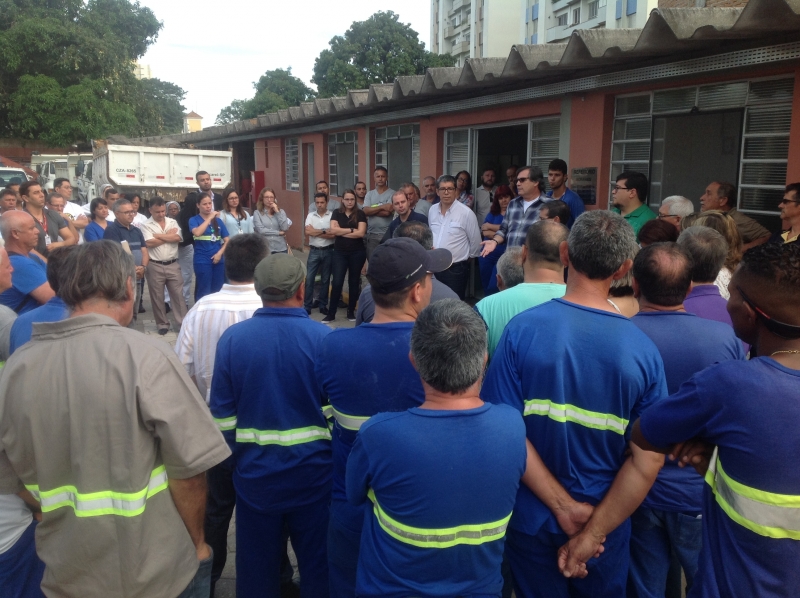 NOVO PRESIDENTE DO SAAE VISITA ÁREAS TÉCNICAS DA AUTARQUIA