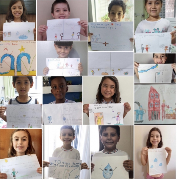  SAAE CELEBRA DIA MUNDIAL DA ÁGUA COM ATIVIDADES ONLINE E RECEBE ILUSTRAÇÕES DE ALUNOS DO MUNICÍPIO 