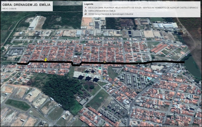 SAAE IRÁ SE REUNIR COM MORADORES DO JD. EMÍLIA NA SEGUNDA-FEIRA (11) PARA APRESENTAR OBRA DE DRENAGEM