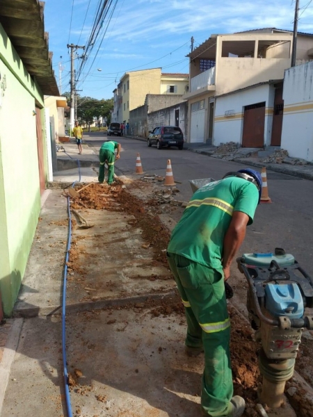 SAAE INICIA OBRA DE ÁGUA NO PARQUE SANTO ANTÔNIO