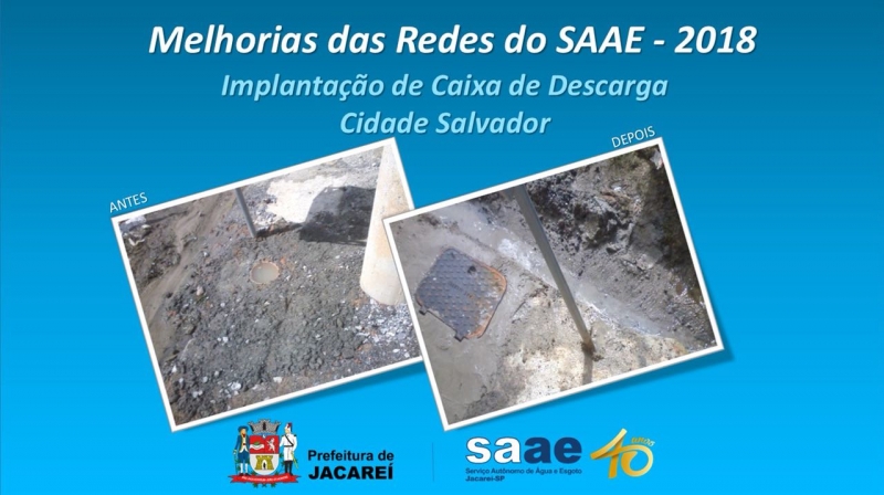 IMPLANTAÇÃO DE CAIXA E DESCARGA - CIDADE SALVADOR