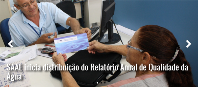 SAAE INICIA DISTRIBUIÇÃO INÉDITA DO RELATÓRIO ANUAL DE QUALIDADE DA ÁGUA